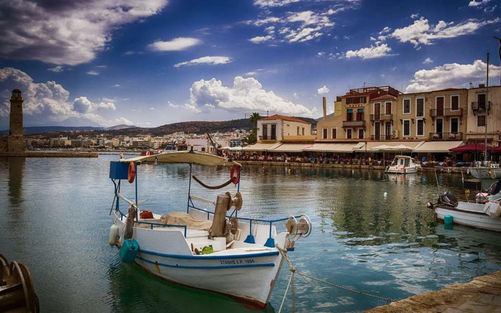 Sea View Cozy Studio Near Center Of Rethymno Town Zewnętrze zdjęcie