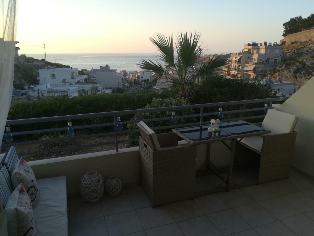 Sea View Cozy Studio Near Center Of Rethymno Town Zewnętrze zdjęcie